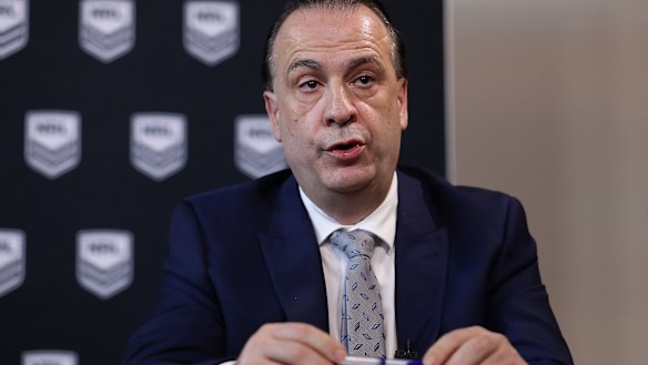 Furious: ARLC chairman Peter V'landys.