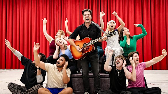 The cast of A Beautiful Noise perform the true anthem Sweet Caroline.
