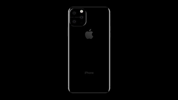A render of the 2019 iPhone, based on leaks and rumours.