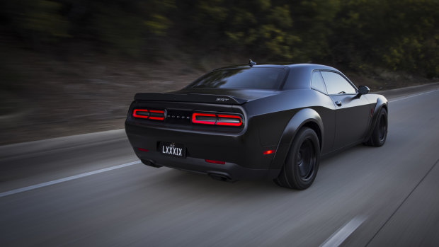 The Dodge Demon is one of four in Australia and worth $300,000.