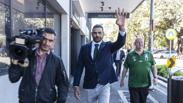 Remorseful: Greg Inglis said he knows there are standards in the game to uphold.