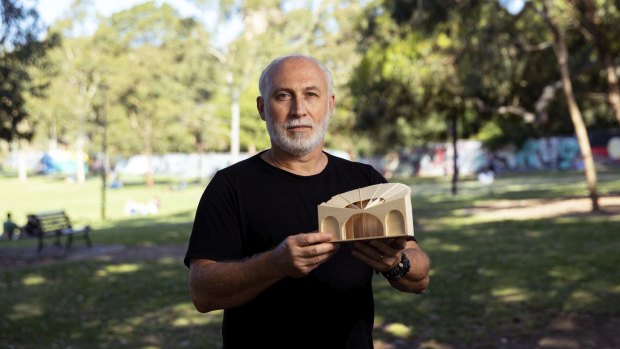 Architect Shaun Carter designed a toilet block for Camperdown Memorial Park for the Inner West Council, but it was never built. 