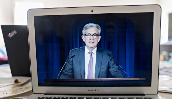 Fed chairman Jerome Powell, speaking in a virtual interview, pleaded for more fiscal support from the government.
