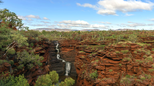 Wage earners in the Shire of Ashburton, which is home to Karijini National Park (pictured), have the highest median income in Australia.