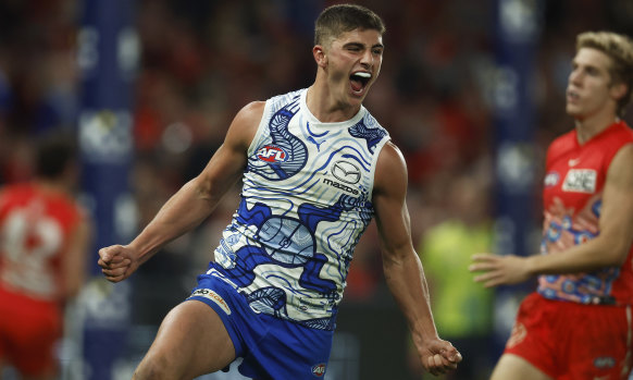 Harry Sheezel is a leading part of what the Roos hope will be a bright new era.