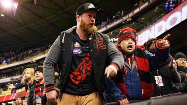 Matthew Lloyd said there was venom from Essendon fans in the crowd on Saturday night.