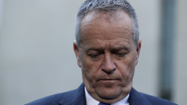 Opposition Leader Bill Shorten during a press conference on citizenship issues at Parliament House on Wednesday.