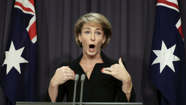 Michaelia Cash today.