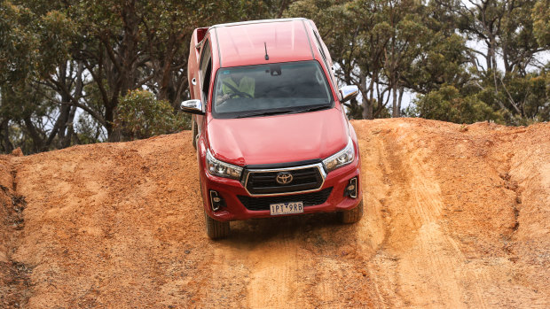 The HiLux SR5 took out the best 4x4 category.