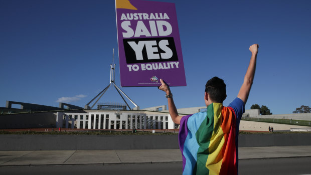 The Ruddock review was commissioned last year amid the debate over same-sex marriage.