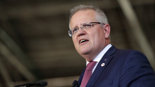 Scott Morrison has told Liberal supporters that the government would not lose its nerve over the state of the economy.