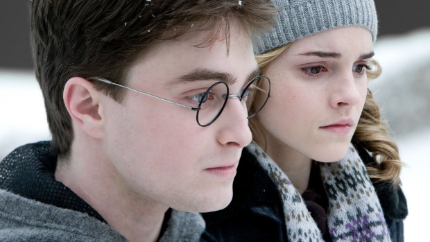 Big break: Daniel Radcliffe and Emma Watson in Harry Potter and the Half-Blood Prince.