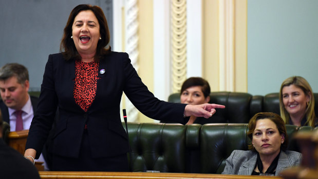 Queensland Premier Annastacia Palaszczuk would not explain what would happen if the CCC decided to pursue an investigation while Ms Trad was acting premier.