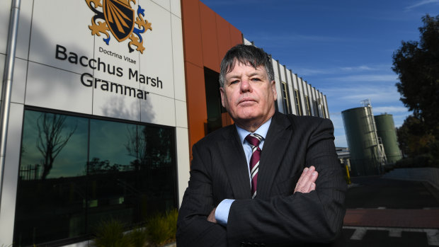"Schools are going to be put in severe stress": Bacchus Marsh Grammar principal Andrew Neal.