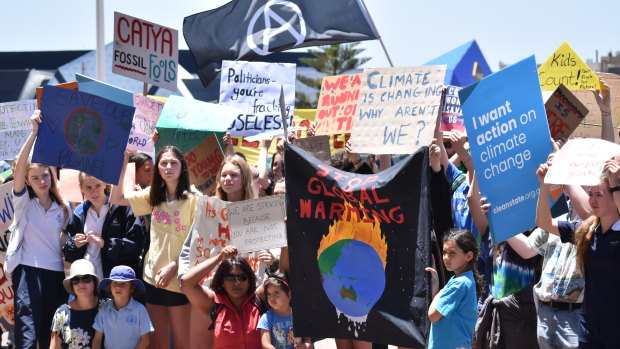 Students, parents and teachers from WA took part in the national protest action three weeks ago. 