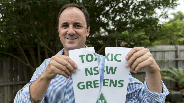 Fed up: Jeremy Buckingham quit the Greens last December.