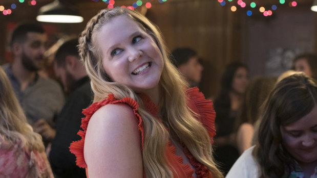 Comedian Amy Schumer in a scene from the film 'I Feel Pretty'. 