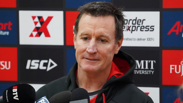 Bombshell: Essendon coach John Worsfold left to rue more losses due to injury after the Dreamtime loss to Richmond.