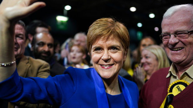 Scotland's First Minister Nicola Sturgeon has renewed calls for independence after a dramatic increase in support for her party.