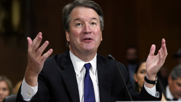 Brett Kavanaugh looks set to become a US Supreme Court justice.