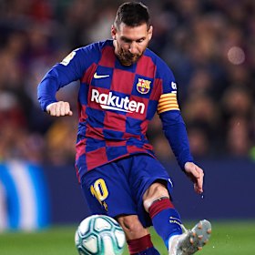 Messi makes it three for good measure.