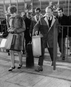 The Moss family arrive back at London’s Heathrow airport.