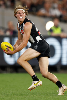 Will Kelly in action during round six.