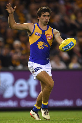 Top notch: Eagle Andrew Gaff is back on top of the leaderboard after a best-on-ground performance against the Giants.