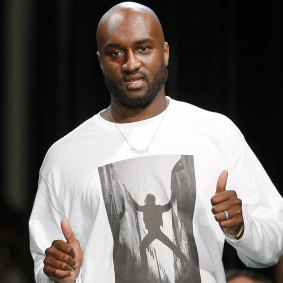 US fashion designer Virgil Abloh.