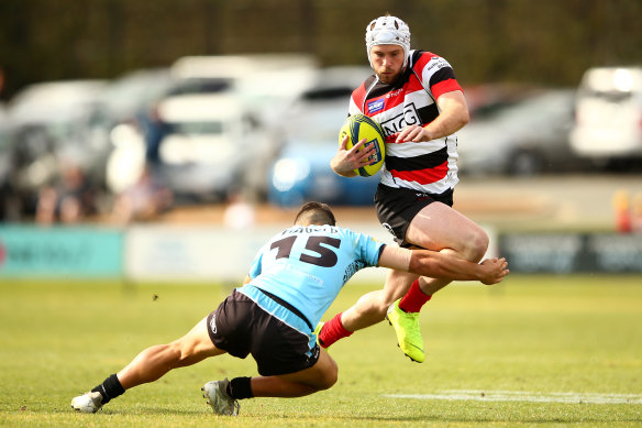 Mack Hansen playing for the Vikings in the 2019 NRC.