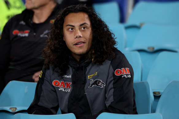 Jarome Luai welcomed his third child the week before the grand final. 