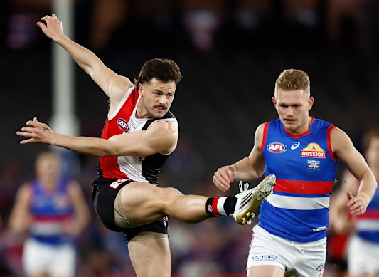 Jack Sinclair ficou intimidado quando pisou pela primeira vez em St Kilda,