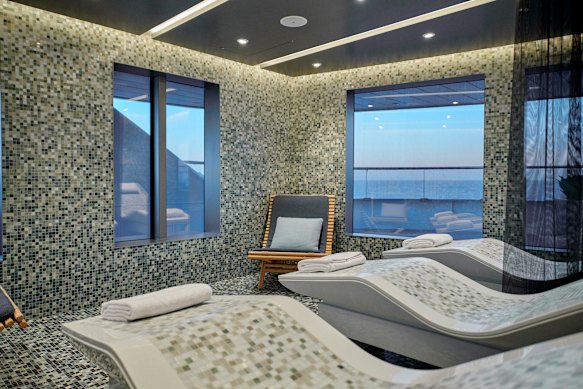 The spa on Scenic Eclipse. 