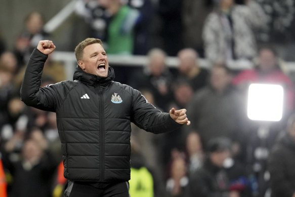 Newcastle boss Eddie Howe.