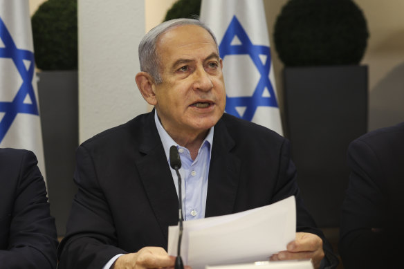 Israeli Prime Minister Benjamin Netanyahu.