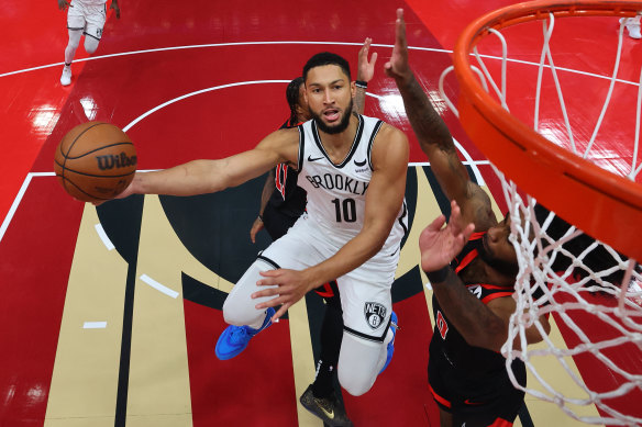 Brooklyn Nets guard Ben Simmons.