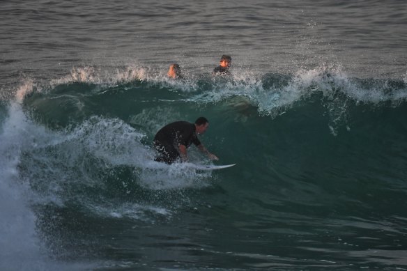 Tamarama being surfed on Thursday morning.