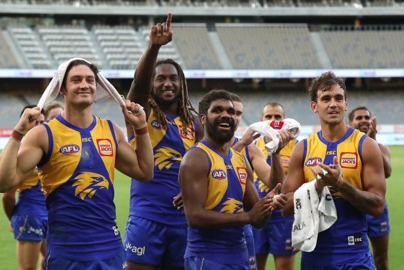 Nic Naitanui says the Eagles are preparing for a temporary move to Victoria.