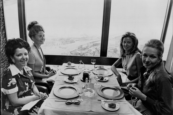 Jeanette May (front, right) on February 2, 1971.