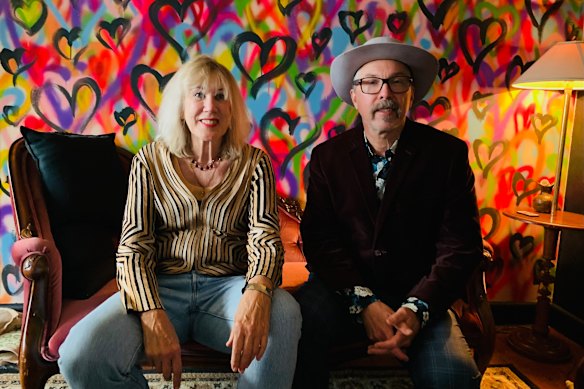Lindy Morrison and Rob Snarski.