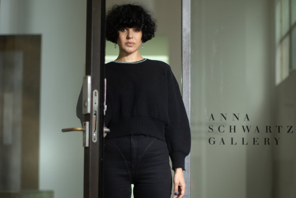 Ready to open: Anna Schwartz Gallery, gallery director Tania Doropoulos.