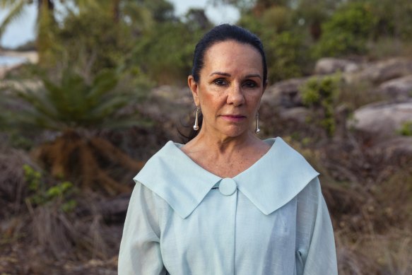 Indigenous Australians Minister Linda Burney on Groote Eylandt in the Northern Territory.