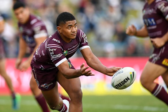 Manase Fainu had emerged as a star on the rise at the Sea Eagles.
