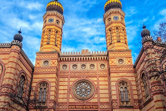 Grand architecture … Dohany Street Synagogue.