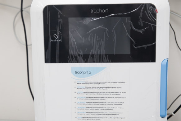 Nanosonics' Trophon is a device that disinfects ultrasound probes.