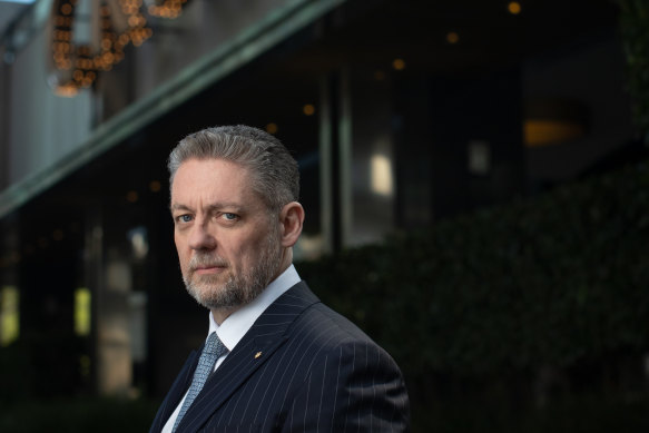 Crown Resorts chief executive Ciaran Carruthers.