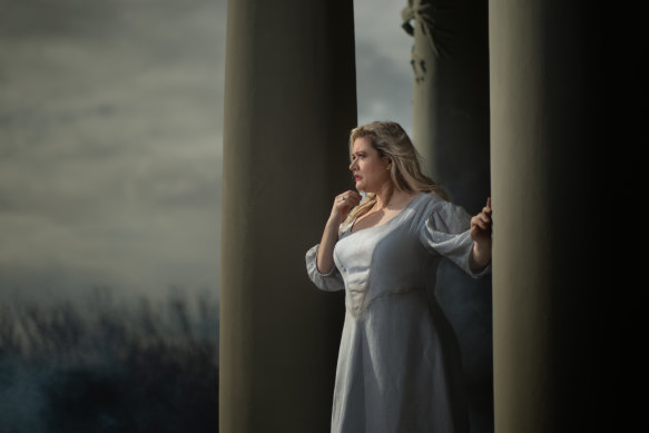 Lee Abrahmsen as Sieglinde, ahead of Melbourne Opera’s production of Wagner’s Ring in Bendigo in 2023.