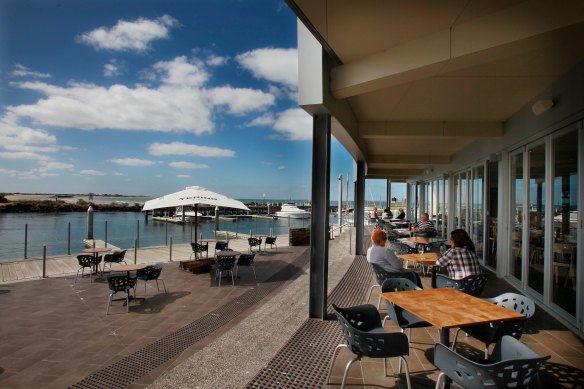 The 360Q restaurant sits on the Queenscliff waterfront.