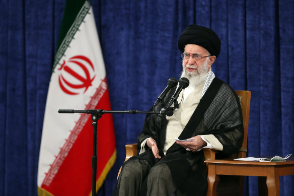 Iranian supreme leader Supreme Leader Ayatollah Ali Khamenei.