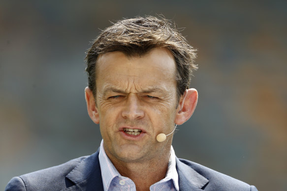 Former Australian vice-captain and now Fox commentator Adam Gilchrist.